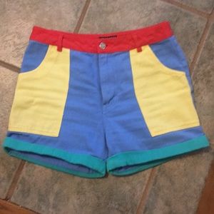 Colorblock shorts